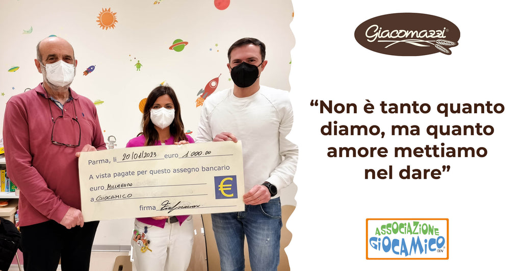 La bontà Giacomazzi ha uno spirito solidale