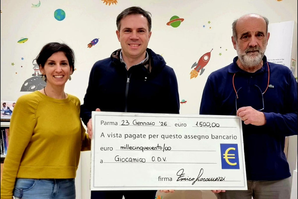 Un Natale di dolcezza e solidarietà: con i panettoni Giacomazzi 1968, donati 1500€ a Giocamico ODV